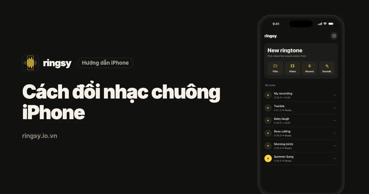 Ảnh bìa: cách đổi nhạc chuông iPhone